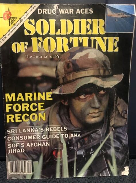 Soldier Of Fortune October 1988 Issue Ebay