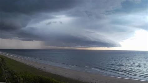 Time Lapse Storm Clouds Over Ocean Cool Video Youtube