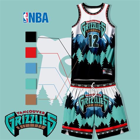 Vancouver Grizzlies Ja Morant Hg Concept Jersey Basketball Jersey
