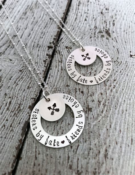 Sister Necklaces Sister Necklace For 2 Sister Necklace For