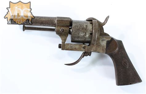 Civil War Era Belgian Pinfire Revolver Vdg Militaria