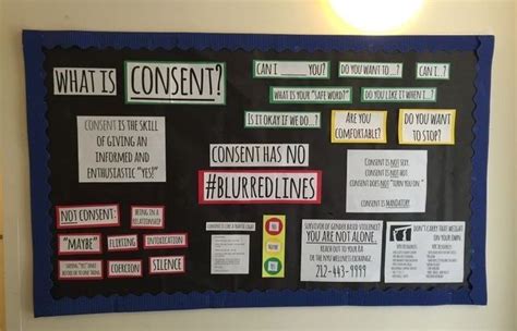 consent bulletin board college bulletin boards resident assistant bulletin boards healthy