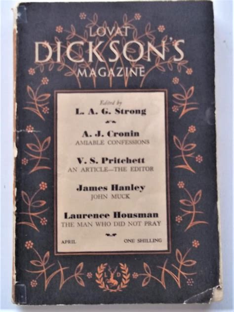 Lovat Dicksons Magazine April 1935 Volume 4 No 4 A Magazine For