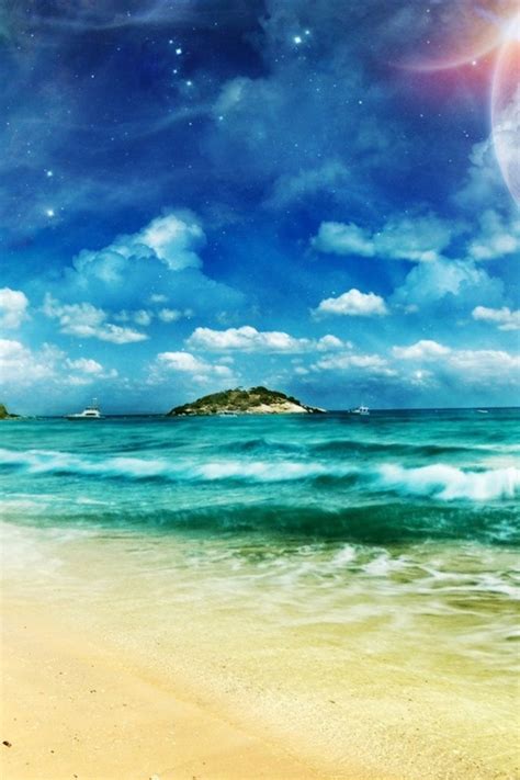 Each beach theme wallpaper is beautiful in its own way. 49+ Beach Wallpaper for Phone on WallpaperSafari