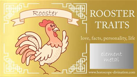 Chinese Zodiac Rooster Personality ━ Rooster Traits Love And Feng Shui 鸡