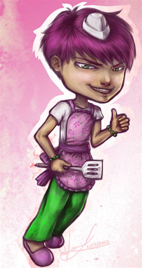 King Of Spatulas And Floral Aprons By Pootarde On Deviantart