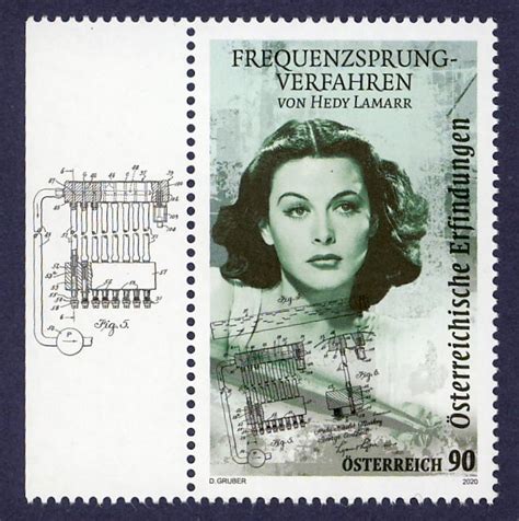 Science On Stamps Hedy Lamarr