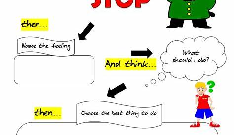 stop think act worksheets