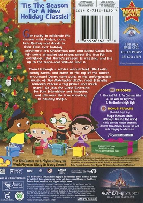 Disney 039 S Little Einsteins The Christmas Wish Dvd 2008 Brand New