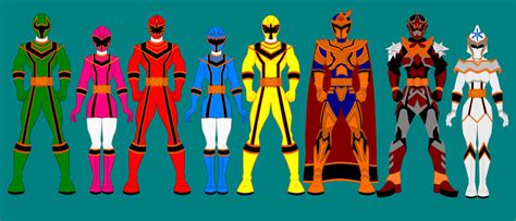 14 Power Ranger Mystic Force Full Set By Powerrangersworld999 On