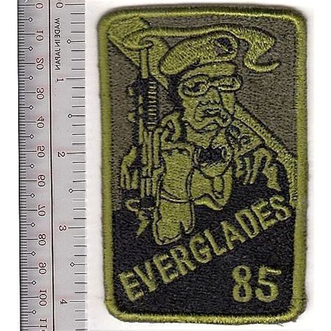 Green Beret Us Army 11th Special Forces Group Airborne Everglades 1985