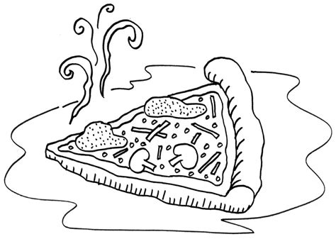 Hot Pizza Slice Coloring Page Download Print Or Color Online For Free