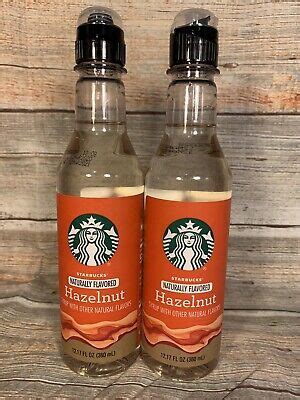 Starbucks Hazelnut Syrup Fl Oz Bottle Ebay