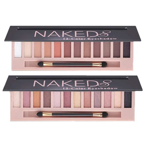 Pack Colors Makeup Naked Eyeshadow Palette Natural Nude Matte