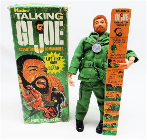 Vintage Talking Hasbro Gi Joe Adventure Team W Gi Joe Box