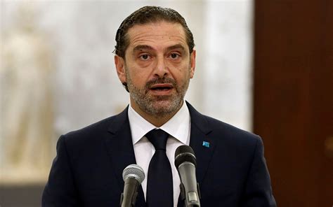 Lebanons Prime Minister Designate Saad Hariri Steps Down The Times