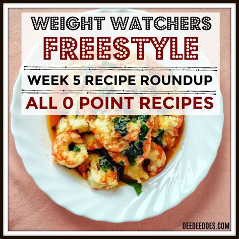 printable weight watchers freestyle recipes week 5 roundup