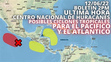 BOLETIN 2PM VIGILANCIA DE TRES SISTEMAS TROPICALES SE ACTIVA EL