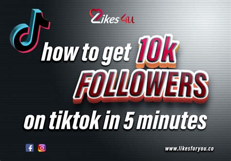 How To Get 10k Followers On Tiktok In 5 Minutes Complete Guide