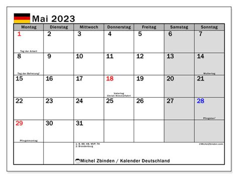 Kalender Mai 2023 Zum Ausdrucken “47ss” Michel Zbinden De