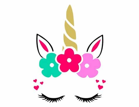 Check out our list of free svg & png downloads! Unicorn face SVG Unicorn face Cut Files SVG Studio