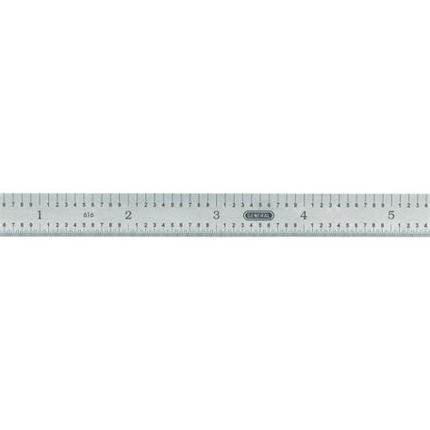 General Tools Precision 6 Flexible Stainless Steel Ruler 5r Graduations