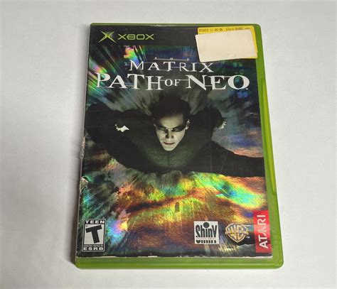 The Matrix Path Of Neo Item Box And Manual Xbox