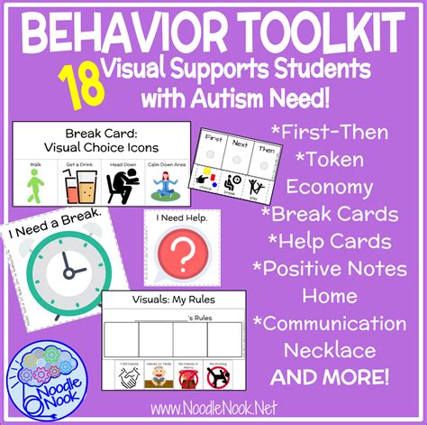 Behavior Toolkit 18 Visuals To Support Students With Autism