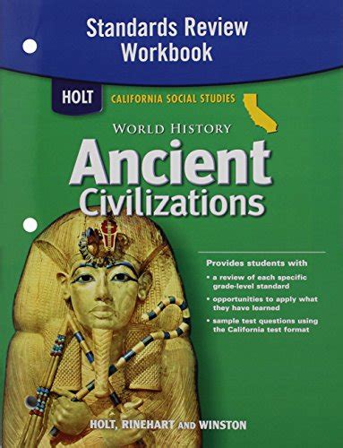 Holt World History Standards Review Workbook Grades 6 8 Ancient