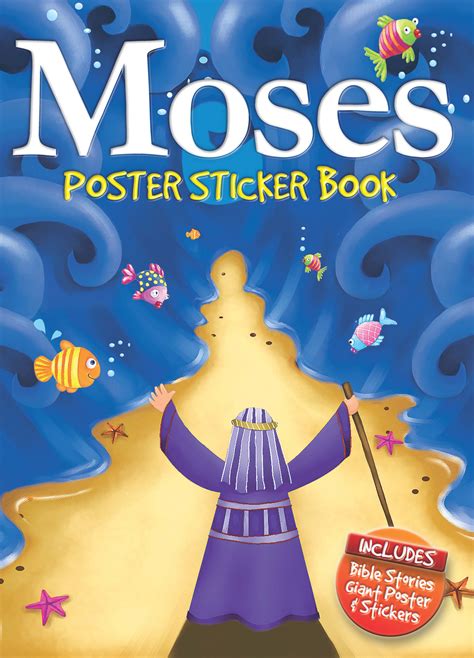 Moses Poster Sticker Book Free Delivery When You Spend £10 Uk