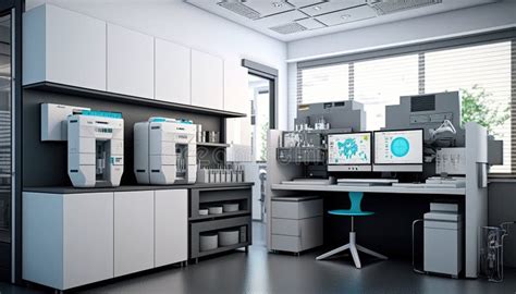 Scientific Research Laboratory Pharma Biotech Lab Interior Ai