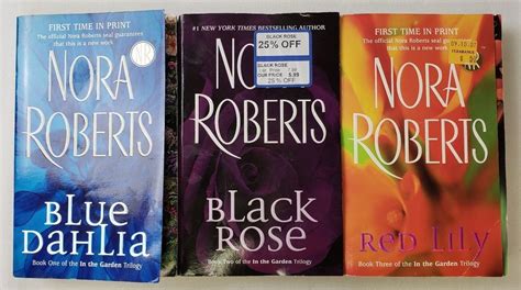 3 Nora Roberts Novels In The Garden Trilogy Paperback Book Set Free