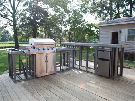 Strong And Durable Metal Frame Outdoor Kitchen — Randolph Indoor And