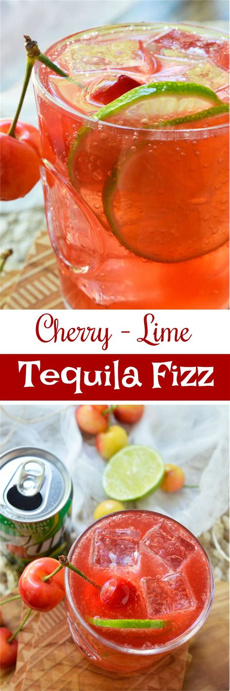 Cherry Lime Tequila Cocktail Wonkywonderful