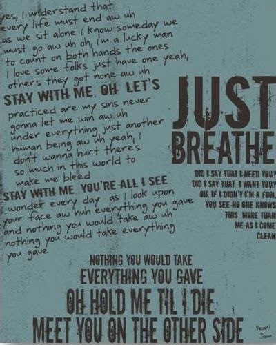 Just Breathe Pearl Jam One Of The Most Beautiful Songs Ever Written