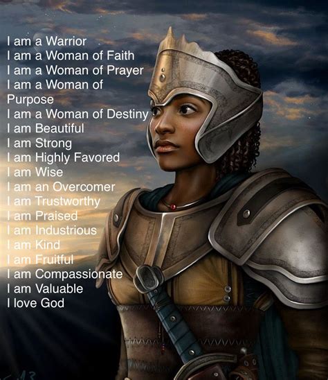 Armor Of God Powerful Warrior Woman