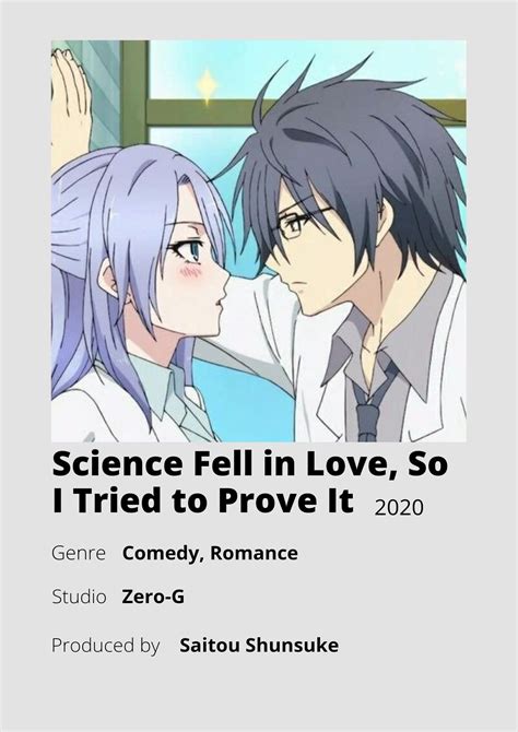 science fell in love so i tried to prove it otaku anime anime printables anime romance