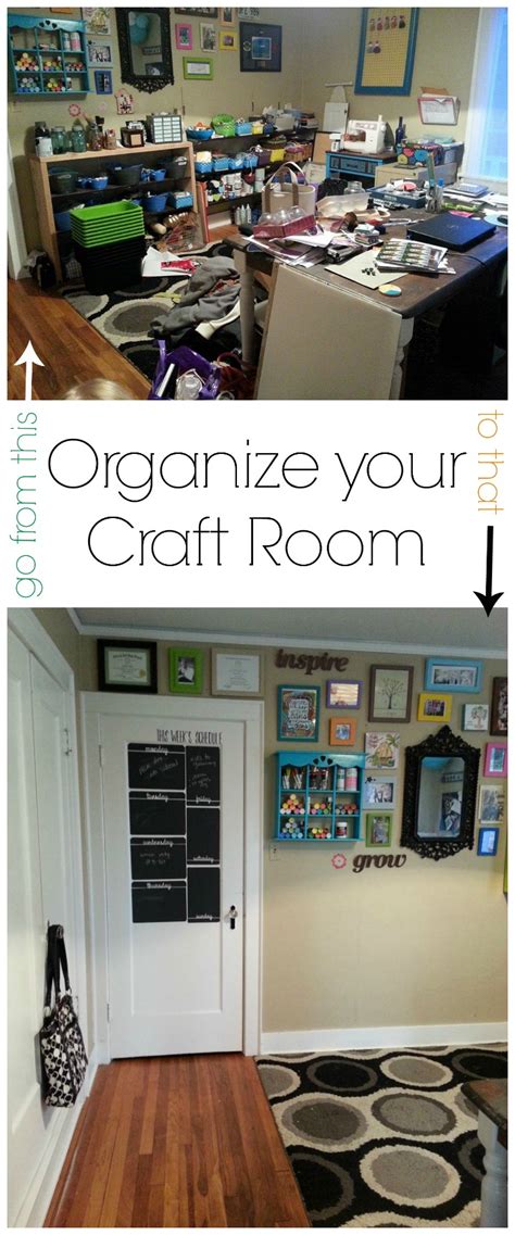 This craft organizer trolley will help you to store all your stamping materials, including paper, inks, embossing powder, heating gun and stamps. How to Organize Your Craft Room - My Craftily Ever After