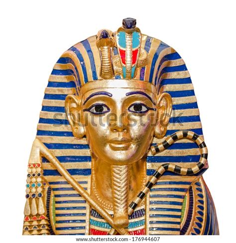 Egyptian Golden Pharaohs Mask Travel Egypt Stock Photo 176944607