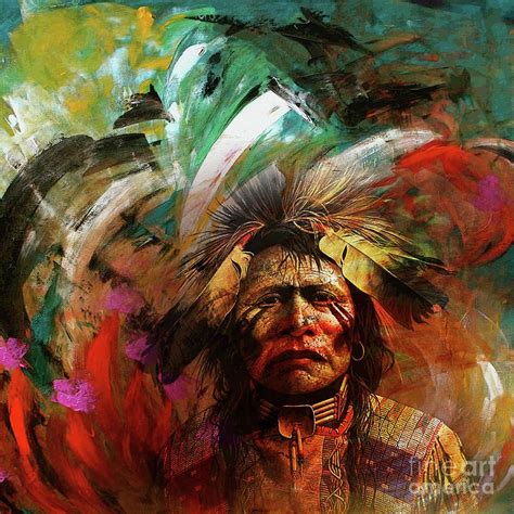 Red Indians 02 Painting By Gull G Native American Paintings American