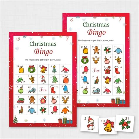 Printable Christmas Bingo For Kids