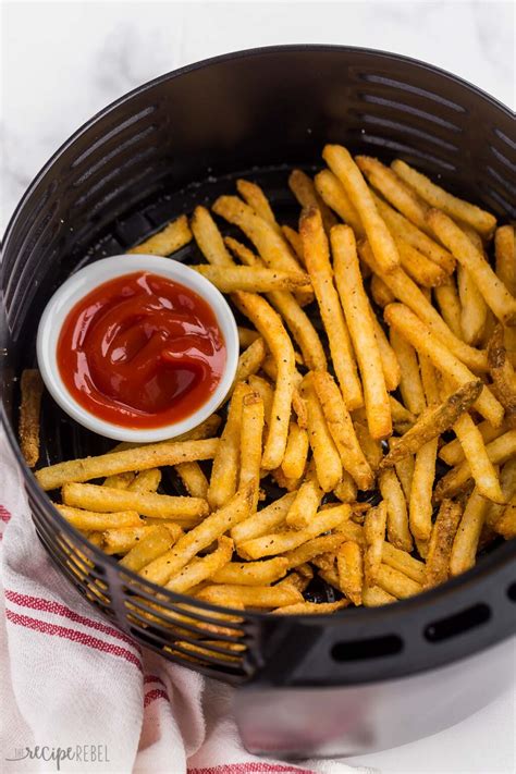 Crispy Air Fryer Frozen French Fries The Recipe Rebel