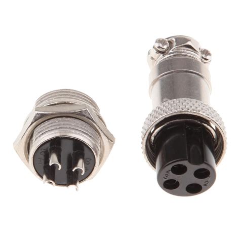 Buy Gx16 4 Pins Male Female Aviation Connection Plug For Post And