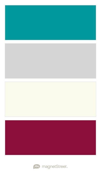 See more ideas about burgundy room, house interior, home decor. Teal, Silver, Ivory, and Burgundy Wedding Color Palette ...