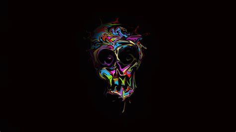 3840x2160 Resolution Colorful Skull Art 4k Wallpaper Wallpapers Den