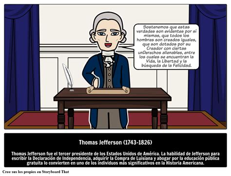 Thomas Jefferson القصة المصورة من قبل Es Examples