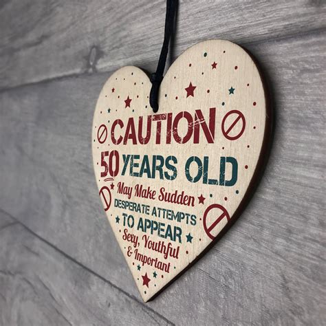 Whether it is your best friend, mom, sister or partner i have an idea she will love. 50 Birthday Decorations Heart Funny 50th Birthday Present ...