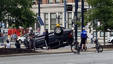 driver ran red light before rollover crash in over the rhine police say