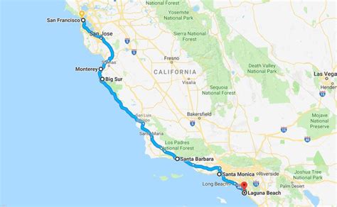 The Complete Pacific Coast Highway Itinerary For 7 Days Pacific Coast