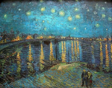 Starry Night Over The Rhone Vincent Van Gogh Reproduction 1st Art Gallery